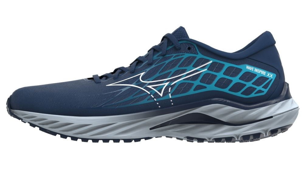 Mizuno Wave Inspire 20 Estate Blue/White/River Blue futócipő akciós termékkép 1