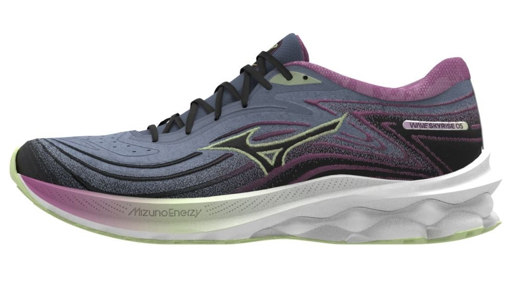 Mizuno Wave Skyrise 5 Roxy Wild Wind/Black/Rosebud futócipő akciós termékkép 1