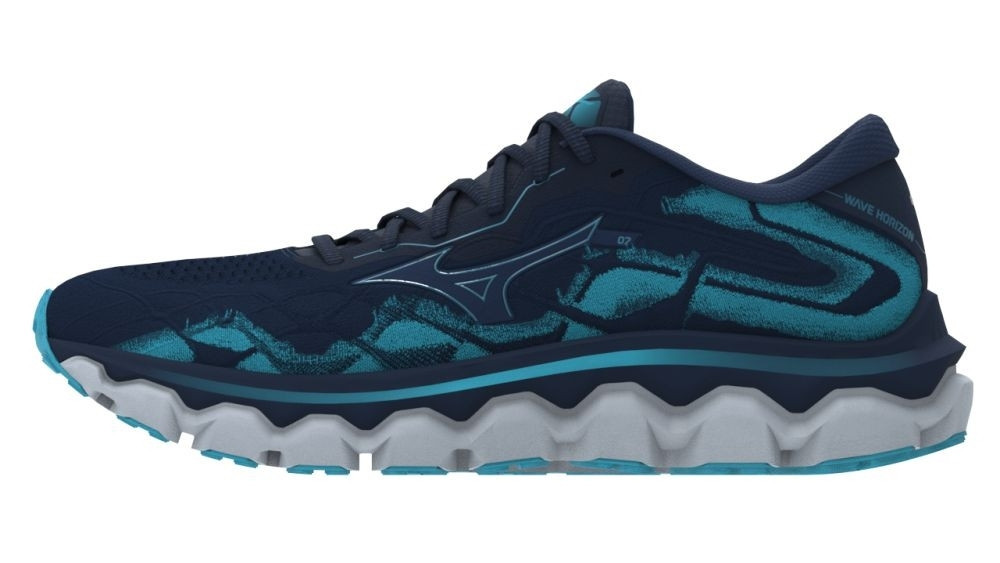 Mizuno Wave Horizon 7 Pageant Blue/Mercury Blue/Plein Air futócipő akciós termékkép 1