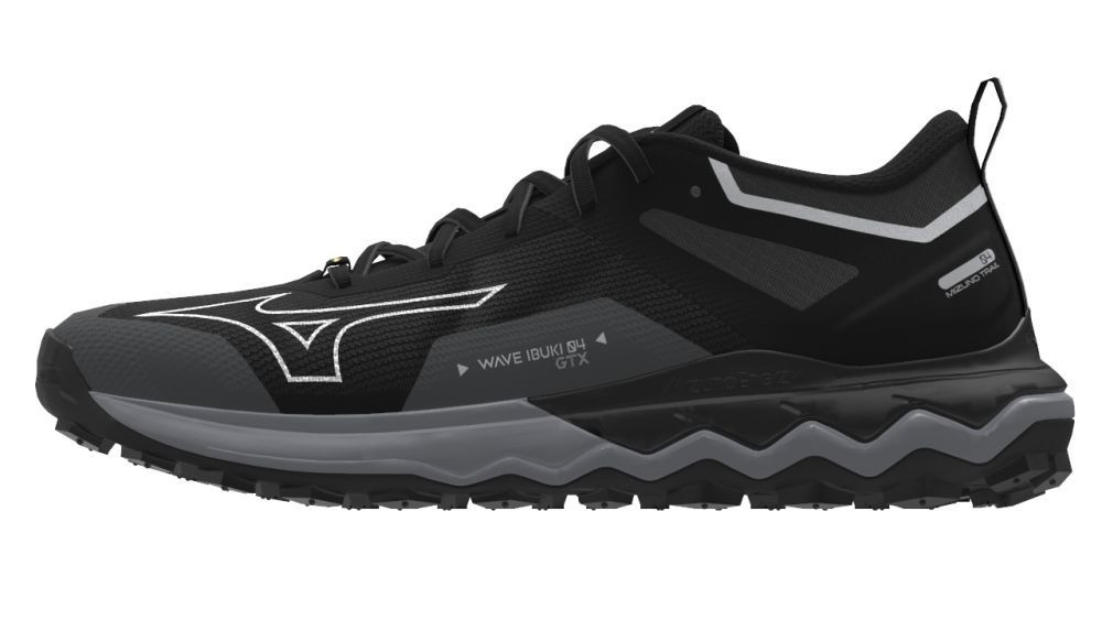 Mizuno Wave Ibuki 4 GTX Black/Silver/Quiet Shade futócipő akciós termékkép 1