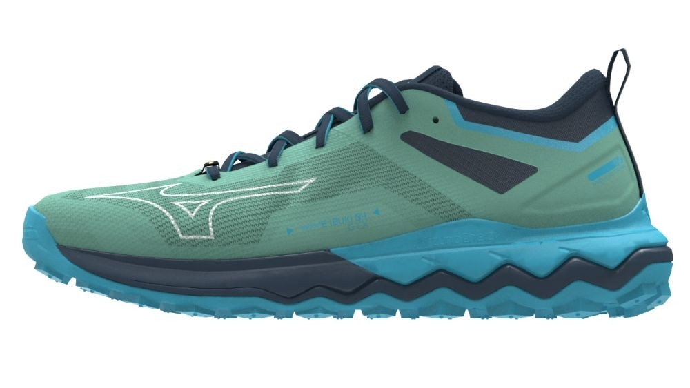 Mizuno Wave Ibuki 4 GTX Dusty Jade Green/Nimbus Cloud/River Blue futócipő akciós termékkép 1