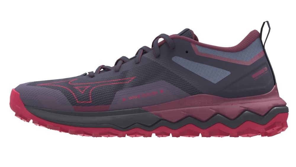 Mizuno Wave Ibuki 4 Graystone/Azalea/Violet Quartz futócipő akciós termékkép 1