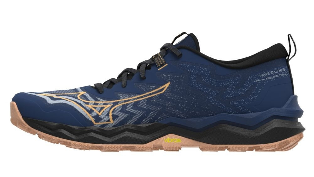 Mizuno Wave Daichi 8 Estate Blue/Apricot Ice/Black terep futócipő akciós termékkép 1