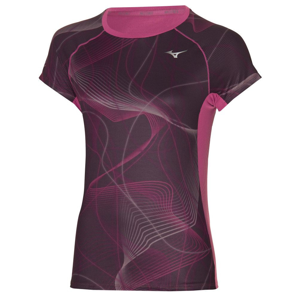 Mizuno Aero Tee Grape Wine  akciós termékkép 1