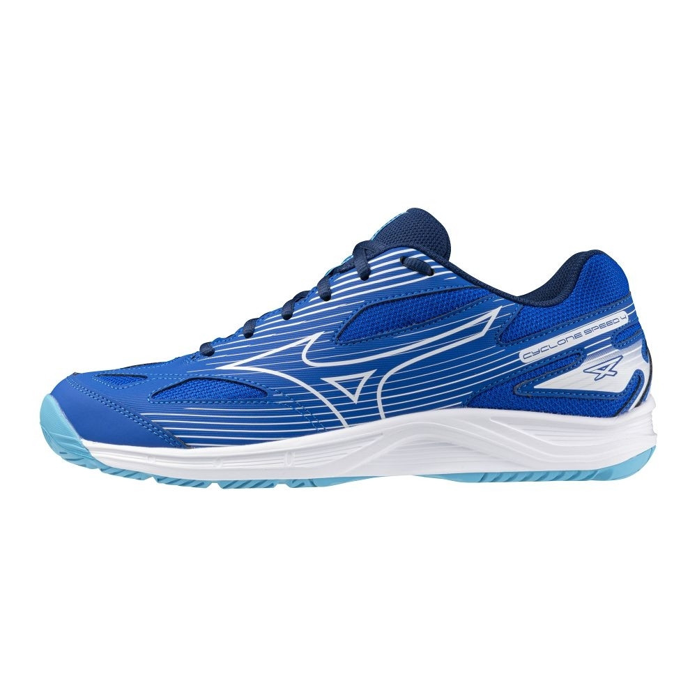 Mizuno Cyclone Speed 4 Mugen Blue/White/Estate Blue röplabda cipő akciós termékkép 1