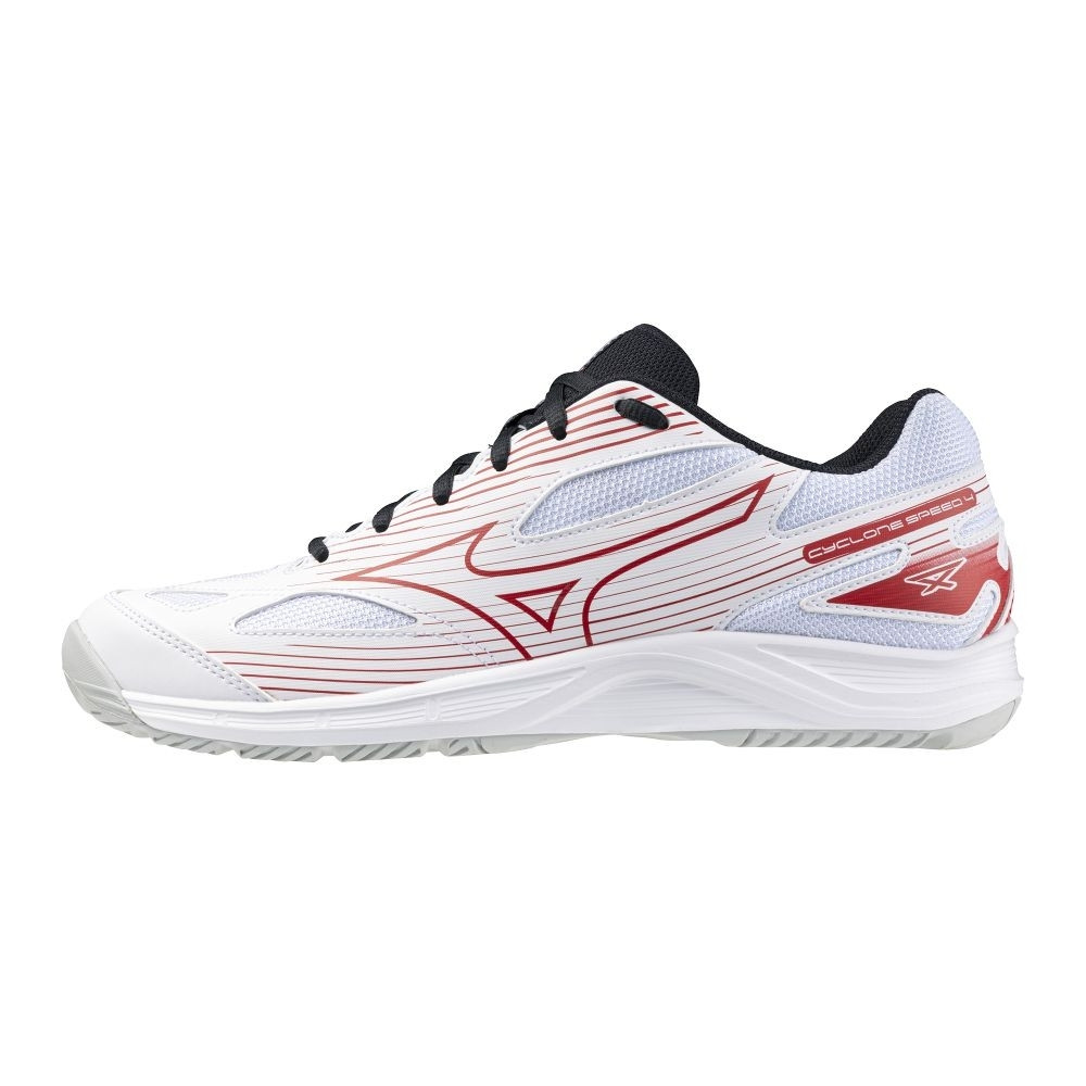 Mizuno Cyclone Speed 4 White/Salsa/Black röplabda cipő akciós termékkép 1