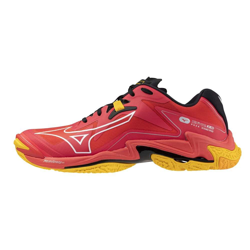 Mizuno Wave Lightning Z8 Radiant Red/White/Carrot Curl akciós termékkép 1