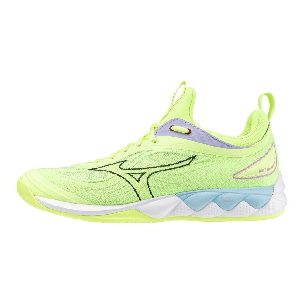 Mizuno Wave Luminous 3 Neo Lime/Black/Splish Splash röplabda cipő akciós termékkép 1