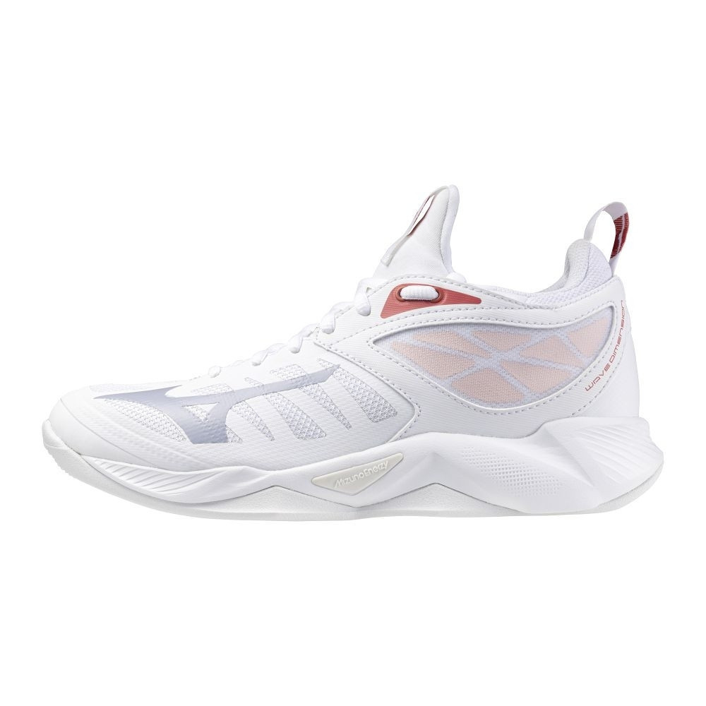 Mizuno Wave Dimension White/Aleutian/Cloud Pink röplabda cipő akciós termékkép 1