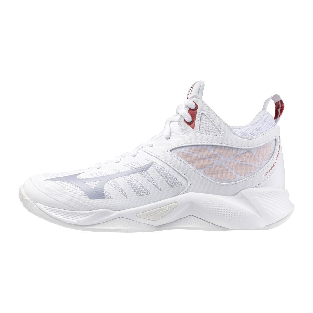 Mizuno Wave Dimension Mid White/Aleutian/Cloud Pink röplabda cipő akciós termékkép 1